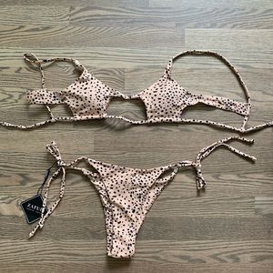 Brand new Zafuk cheetah print swimsuit.
